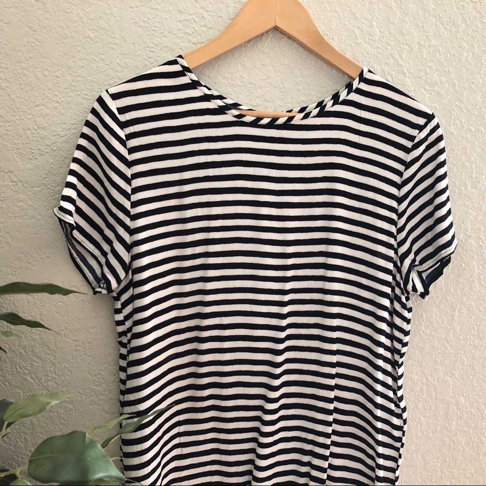 Crepe Striped Shirt